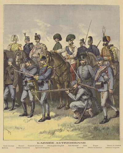 Soldados del Ejército Austriaco de French School